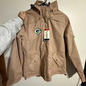 Green Bay Packers  Clique Tan Women's Jacket